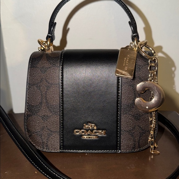 Coach Black and Brown Mini Bag - Picture 3 of 10